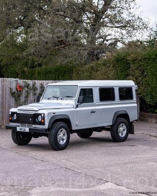 Sliding Side Windows for Defender 110 2-Door 200TDI, 300TDI, TD5 & PUMA TDCI (50/50 radius) - Dark Tinted - Pair