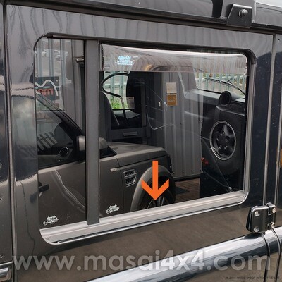 2nd Row Door Outer Waist Seal for Defender 110 (LH &amp; RH Side) - Genuine Land Rover part