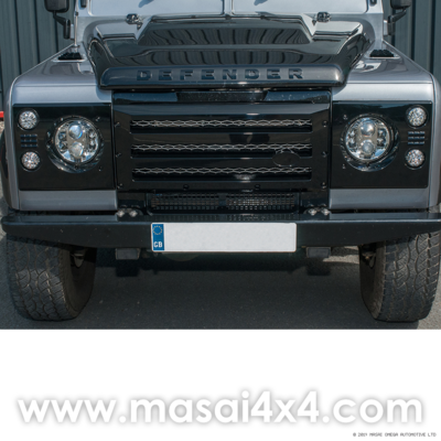 Front XS Grille & Headlamp Surround Set (Black with Silver Mesh/ Silver with Black Mesh) - Non-Aircon Defender ONLY
