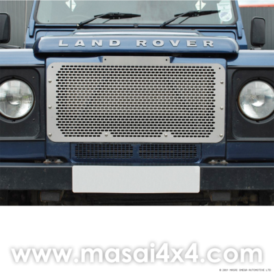 Front Upper Grille for Defender (Non-Aircon) - Stainless Steel