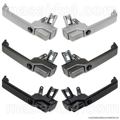 XS Style Defender Door Handles - (Gloss Black / Silver / Brunel Grey) singles