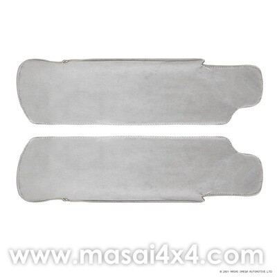 Sun Visor Covers for Land Rover Defender (Suede Style, 10 Colours) - PAIR (COVERS ONLY)