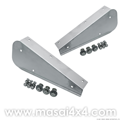 Rear Stainless Steel Mudflap Bracket for Defender 90 Rear Stainless Steel Mudflap Bracket for Defender 90