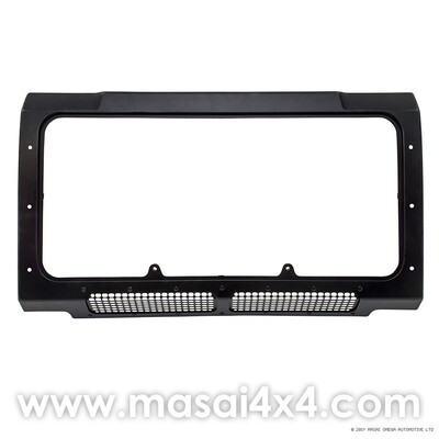 Front Panel Frame for Grille - Defender (Air Con Models) - Black with Lower Mesh Front Panel Frame for Grille - Defender (Air Con Models) - Black with Lower Mesh