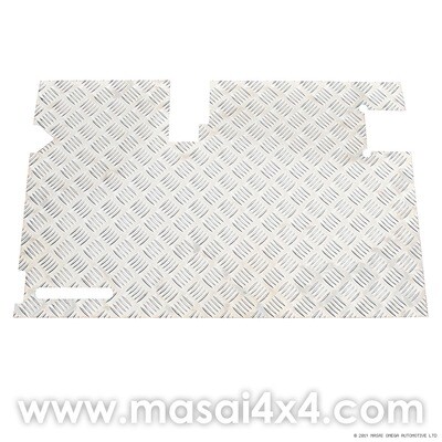 Rear Door Chequer Plate for Defender 90/110 with Wiper