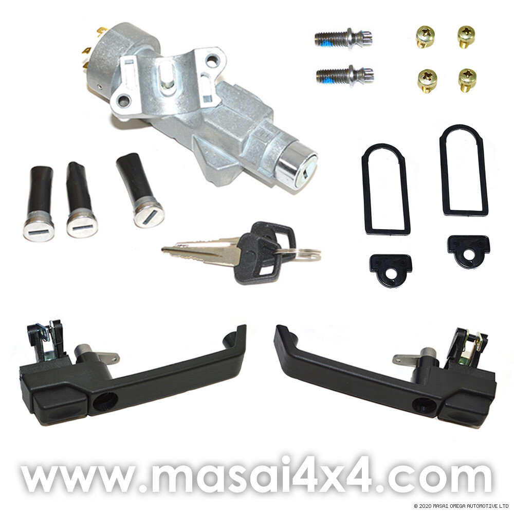 Ignition Barrel and Handle Conversion Kit - One Key Operation for Defender 90/110 Ignition Barrel and Handle Conversion Kit - One Key Operation for Defender 90/110, Version: Aftermarket Ignition Barrel