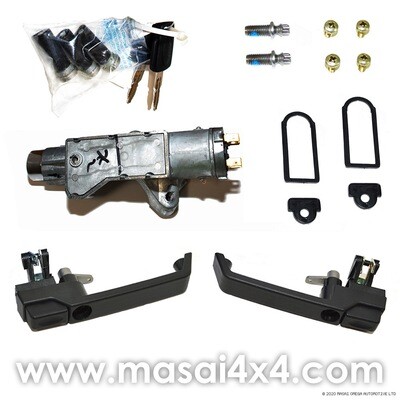 Ignition Barrel and Handle Conversion Kit - One Key Operation for Defender 90/110