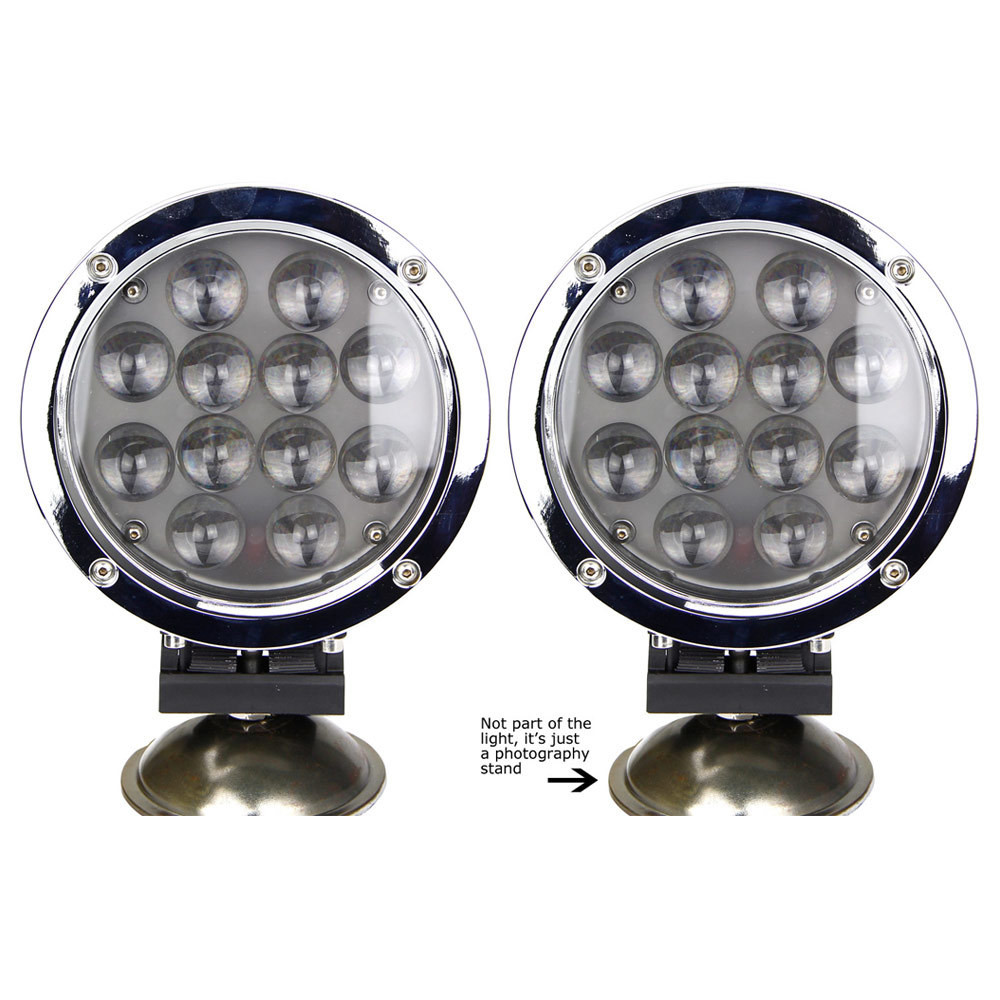 Pair of 5100 Lumens 60 Watts 7 Pair of 5100 Lumens 60 Watts 7" CREE LED Driving Lights - Spot Beam