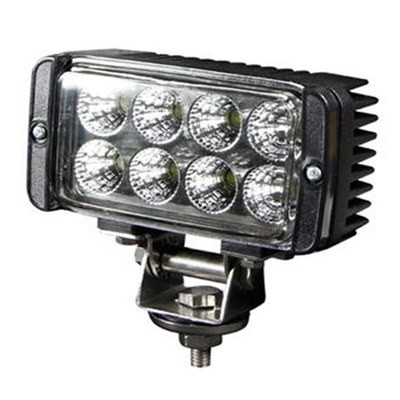 24 Watts 4 24 Watts 4" Rectangular Work Light 8 Epistar LEDs - Flood Beam