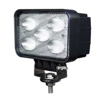 50 Watts 5 50 Watts 5" Rectangular Work Light 5 CREE LEDs, Flood Beam