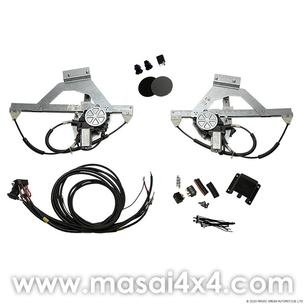 Electric Windows Conversion Kit for Defender 110/130 for 2nd Row Doors Electric Windows Conversion Kit for Defender 110/130 for 2nd Row Doors