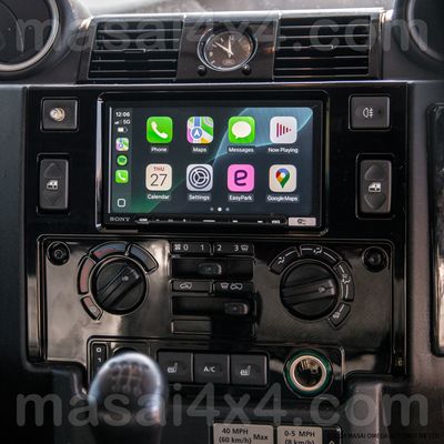 Double Din Conversion Console Kit - Defender PUMA (2007 Onwards)
