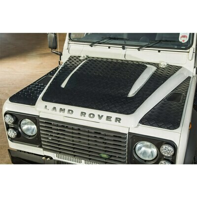 Puma Bonnet Chequer Plate Kit for Land Rover Defender