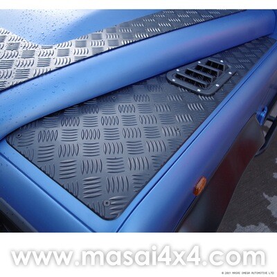 Wingtops Chequer Plate (3mm Aluminium) for Land Rover Defender 90/110 - PAIR Wingtops Chequer Plate (3mm Aluminium) for Land Rover Defender 90/110 - PAIR