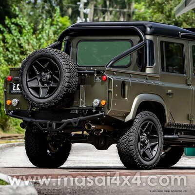 Fixed Heated Rear Window for Defender Crew Cab (4mm Glass) - Dark and Green Tints