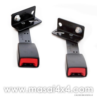 Front Seat Belt Buckles for Defender 90/110 (TD5 &amp; Puma Models) - Genuine Land Rover parts