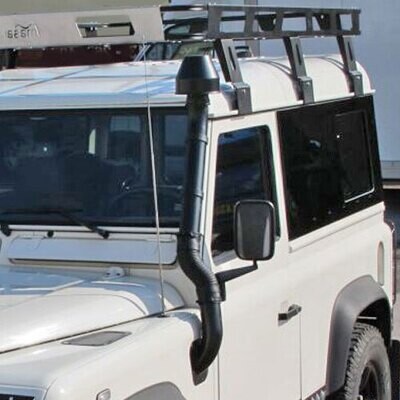 Mushroom Top Snorkel Kit / Raised Air Intake for Defender 90 & 110 (without or with a roll cage)