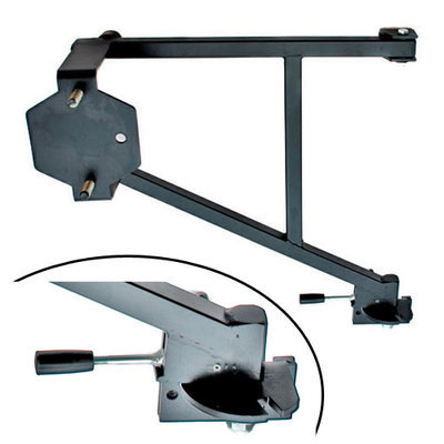 Square Section Swing Away Spare Wheel Carrier - for soft top or pick-up Land Rover Defender Square Section Swing Away Spare Wheel Carrier - for soft top or pick-up Land Rover Defender