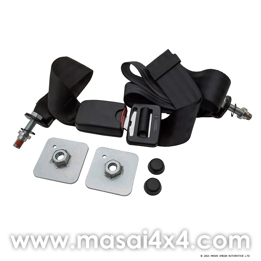 Static Lap Belt with Stalk for Front Middle Seats, Bench Seats & Inward Facing Seats