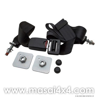 Static Lap Belt with Stalk for Front Middle Seats, Bench Seats & Inward Facing Seats Static Lap Belt with Stalk for Front Middle Seats, Bench Seats & Inward Facing Seats