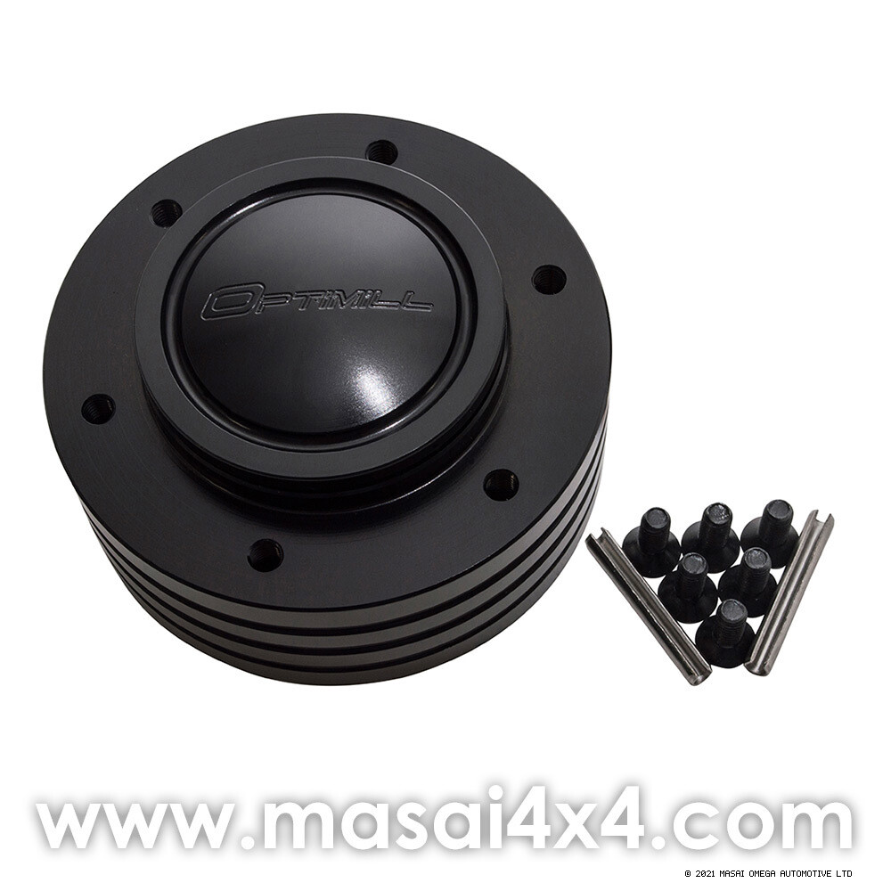 Optimill Steering Wheel Boss - for MOMO Steering Wheels - for Defenders with 36 or 48 Spline-48 Spline, Spline Count: 36 Spline