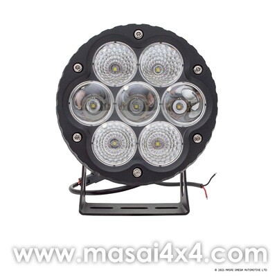 70 Watts 6.5" XS Lynx Auxiliary Light - 7 CREE LEDs - 11,000 Lumens - Spot / Combo