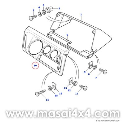 Dashboard Instrument Panel for Land Rover Defender