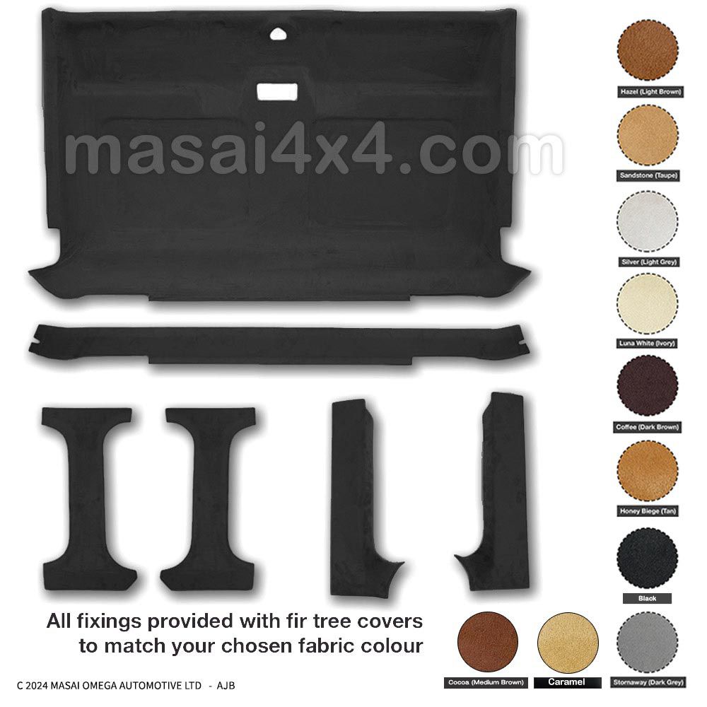 Headlining / Roof Lining for Land Rover Defender 90/110 Single Truck Cab (6pc) - Headlining ONLY