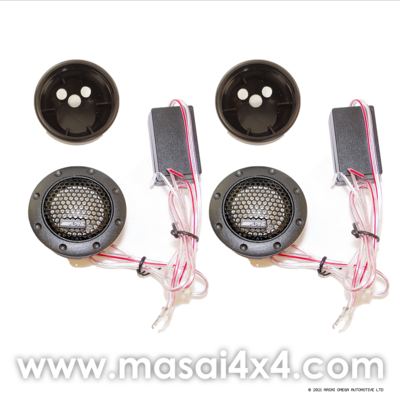 Pair of Alpine Balanced Dome Tweeter Speakers Pair of Alpine Balanced Dome Tweeter Speakers