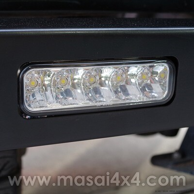 Pair of Rectangular LED Daylight Running Lights Kit to Fit Defender Bumper