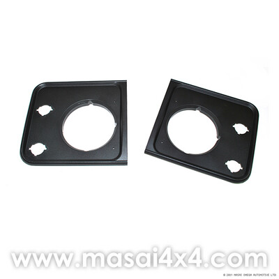 Headlamp Surrounds - Unpainted Graphite Black - for Defender 90/110 1983-1998 - LH or RH Singles