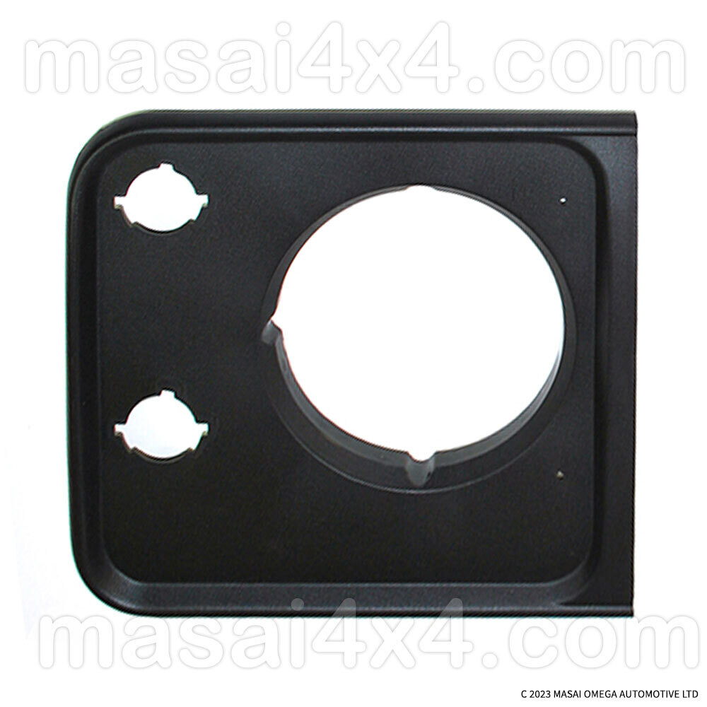Headlamp Surrounds - Unpainted Graphite Black - for Defender 90/110 1983-1998 - LH or RH Singles, Side: Right Hand