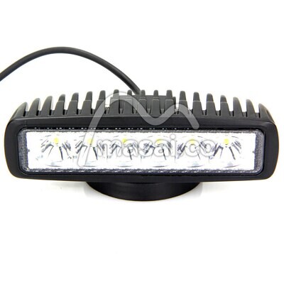 18 Watts 6" Light Bar, 6 LEDs