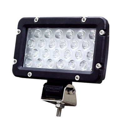 24 Watts 7.5 24 Watts 7.5" Rectangular Work Light 24 Epistar LEDs - Flood Beam