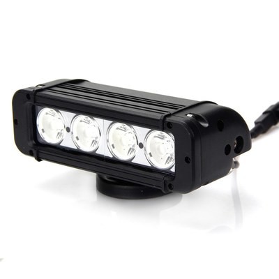 40 Watts 8" Rectangular Work Light, 4 CREE LEDs - Combo Beam