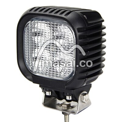 40 Watts 5" Rectangular Work Light, 4 CREE LEDs - Flood Beam