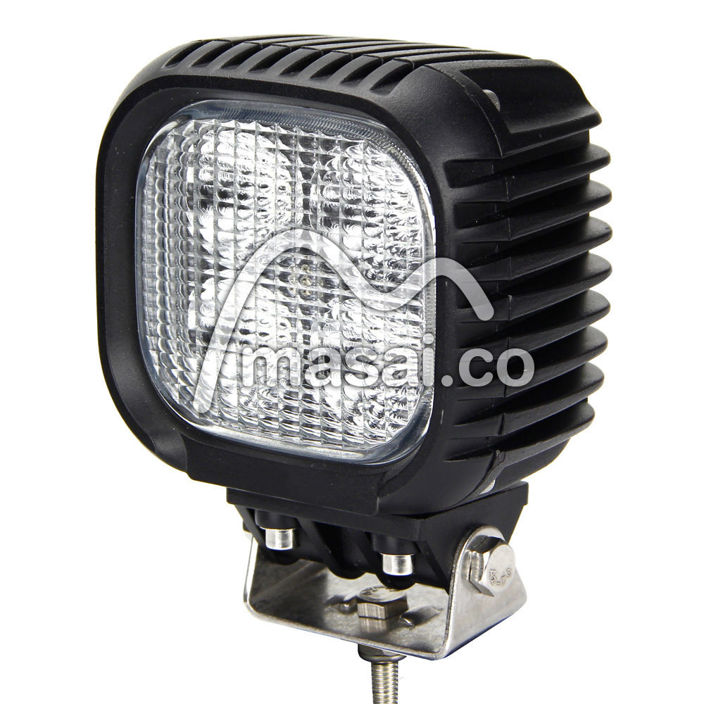 40 Watts 5" Rectangular Work Light, 4 CREE LEDs - Flood Beam