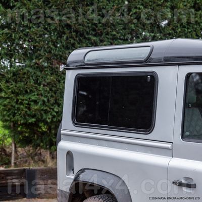 Sliding Side Windows for Defender PUMA/TDCi Post 04/05 - (50/70 Radius) - 3 Tints - Pair