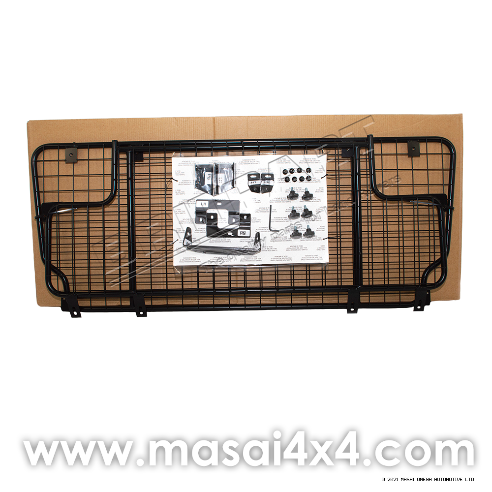 Full Height Dog Guard for Land Rover Defender 110 Post 2007 with bulkhead removal Full Height Dog Guard for Land Rover Defender 110 Post 2007 with bulkhead removal
