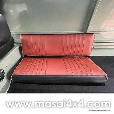 Bench Seat Covers for Land Rover Defender TD5, 200TDI & 300TDI - Flute style with Piping - Single bench