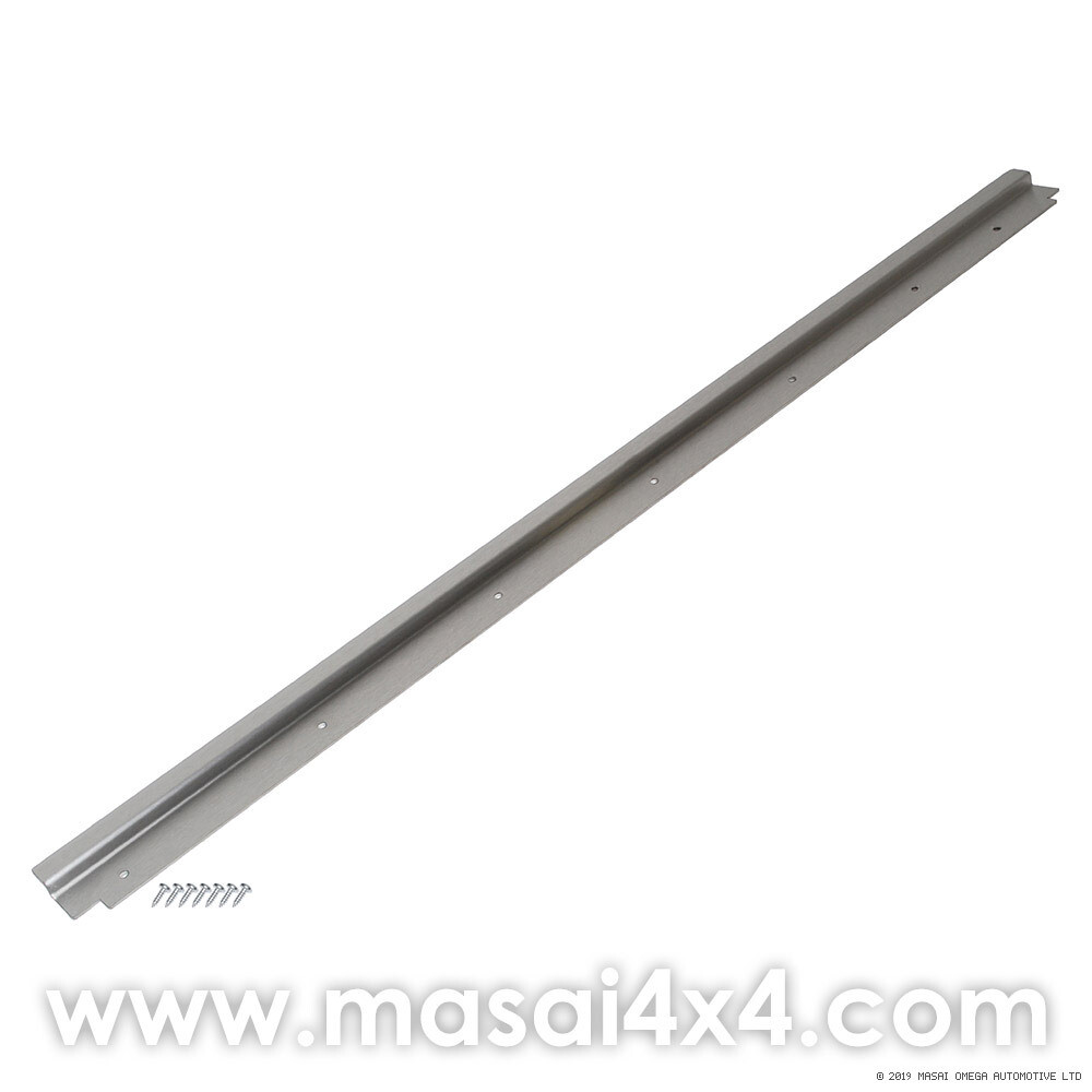 Loadspace Mat Retainer / Rear Door Thresh - Stainless Steel - for Land Rover Defender Loadspace Mat Retainer / Rear Door Thresh - Stainless Steel - for Land Rover Defender