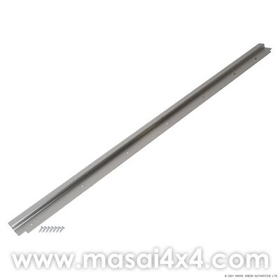 Loadspace Mat Retainer / Rear Door Thresh - Stainless Steel - for Land Rover Defender Loadspace Mat Retainer / Rear Door Thresh - Stainless Steel - for Land Rover Defender