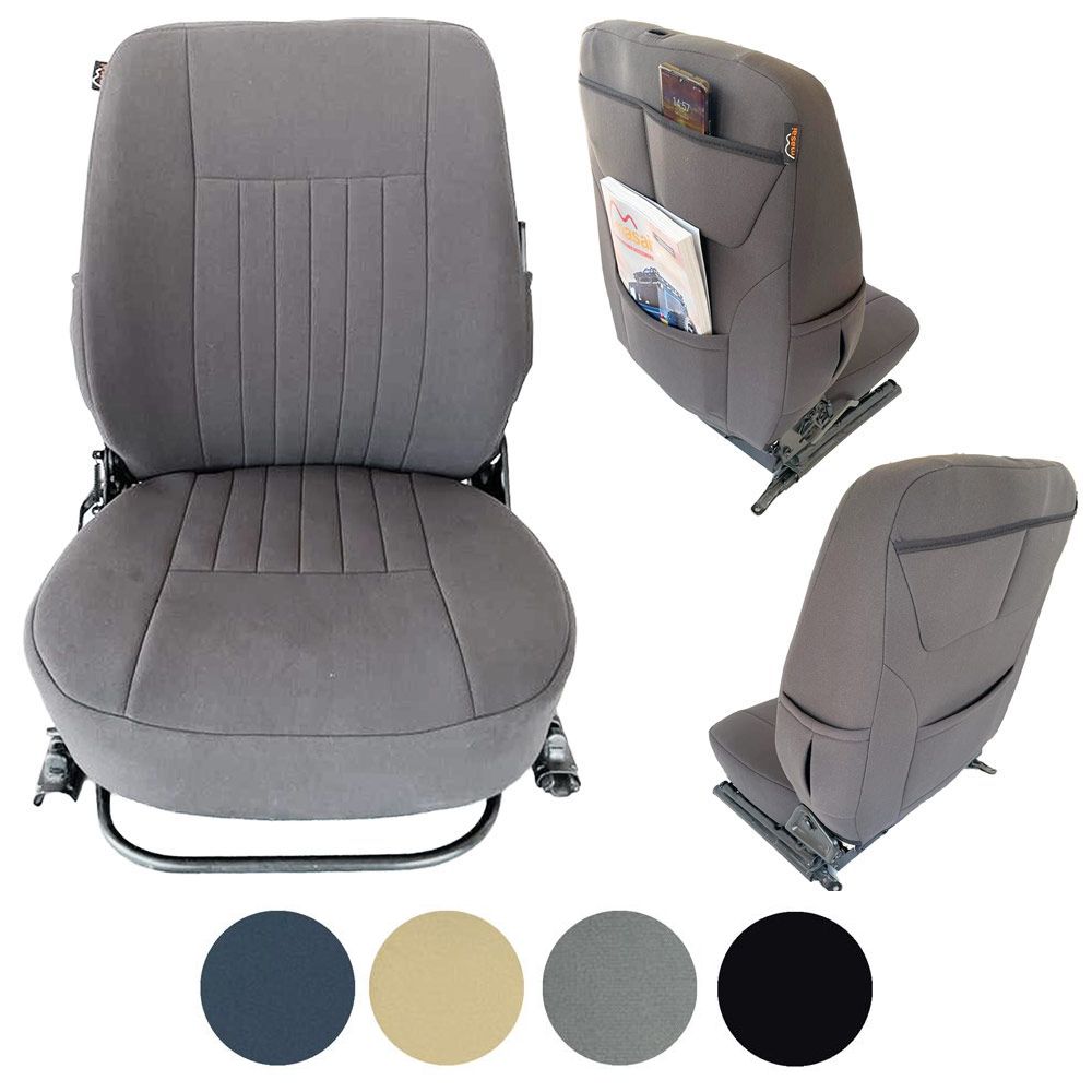 Pair of Pull Over Front Seat Covers For Land Rover Defender