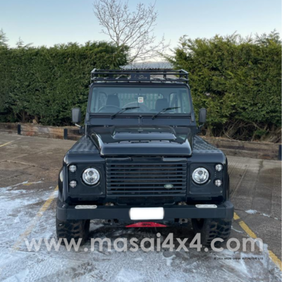 Masai Tubular Roof Rack for Defender 90/110 Pickup (Single Cab) - 0.9m