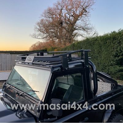 Masai Tubular Roof Rack for Defender 90/110 Pickup (Single Cab) - 0.9m Masai Tubular Roof Rack for Land Rover Defender 90 PickUp (Single Cab)