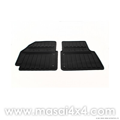 Front Rubber Mat Set - Genuine Land Rover Option Available