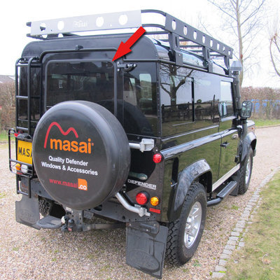Rear Door Glazing Seal for Defenders post 2002 only