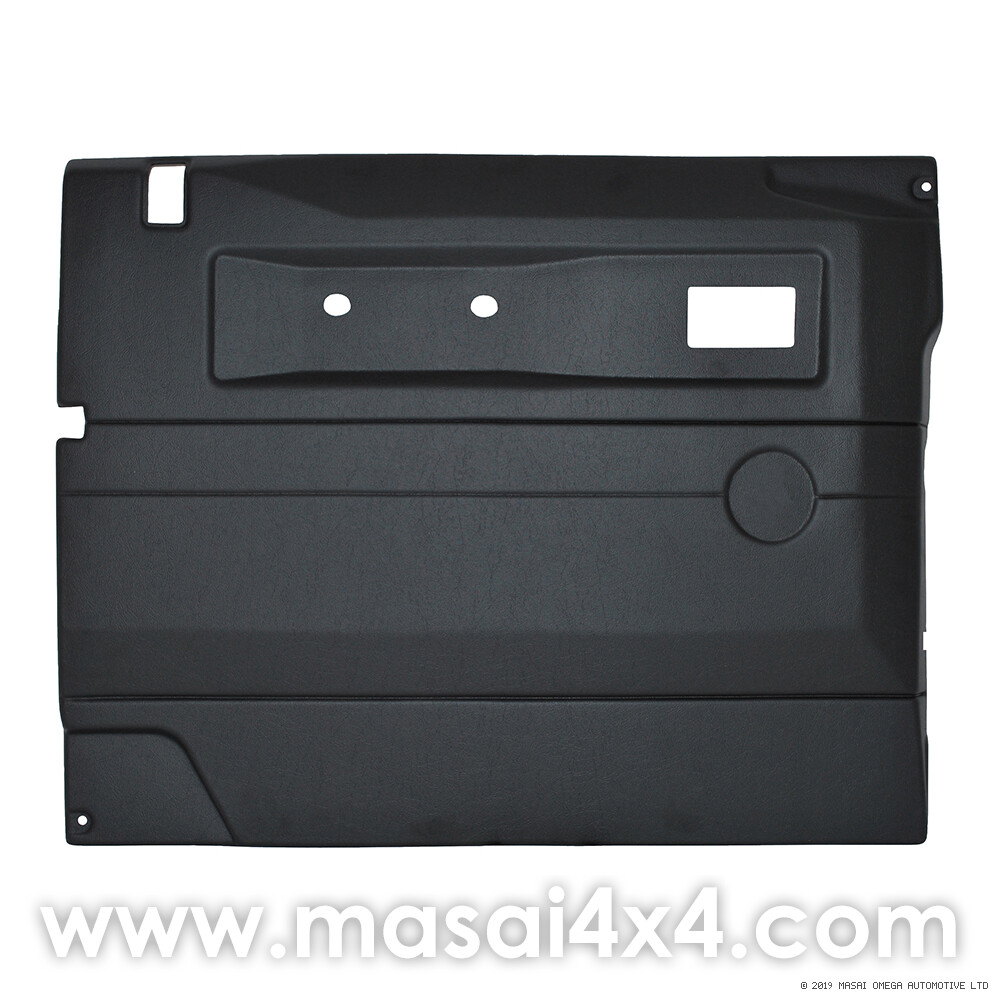 Land Rover Defender Front Plastic Door Card - TD5/ 200TDI/ 300TDI, Left or Right Side: Left Hand Side, Door Card Colour: Black, Electric or Manual Windows: Electric