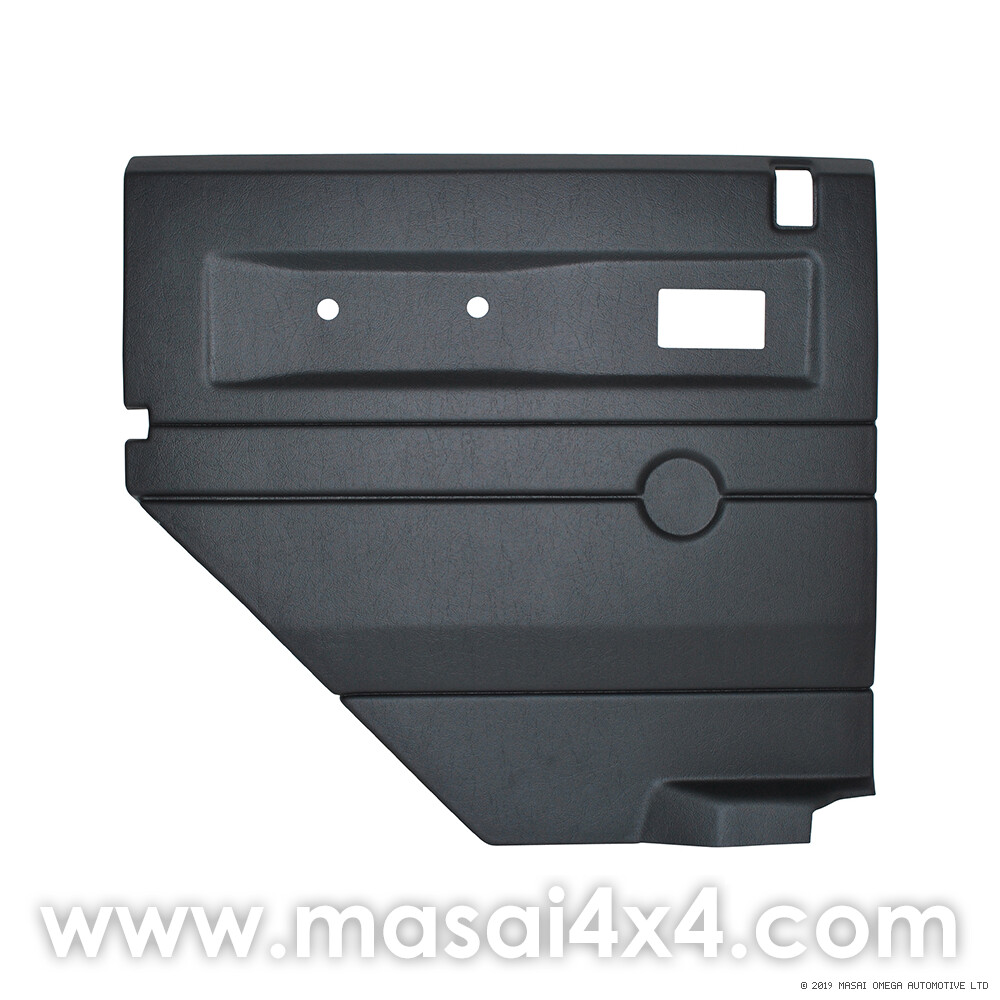 Land Rover Defender 2nd Row Plastic Door Card Land Rover Defender 2nd Row Plastic Door Card, Left or Right Side: Left Hand Side, Electric or Manual Windows: Electric, Door Card Colour: Black
