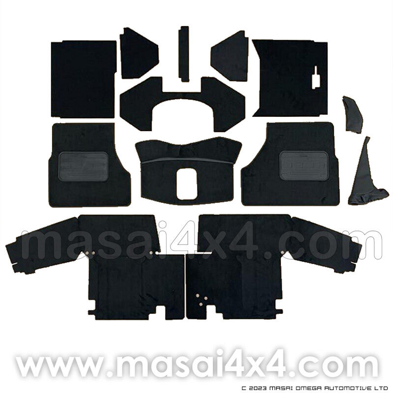 Premium Carpet Front Sets for Land Rover Defender 90/110 Premium Carpet Front Sets for Land Rover Defender 90/110